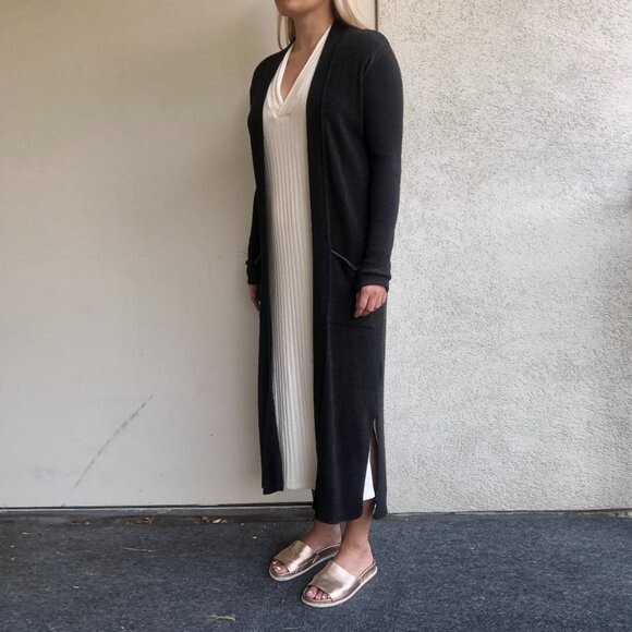 Zara Maxi Cardigan - Dark Green - S + 2 OUTFIT OPTIONS - Picture 9 of 9